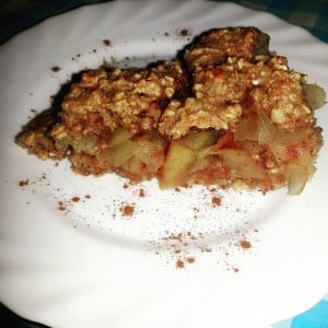 Crumble de manzana. Elena Somoano